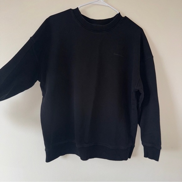 Outdoor Voices Womens Black Cotton Classic
Pickup Sweatshirt Comfy Size S - Picture 4 of 7